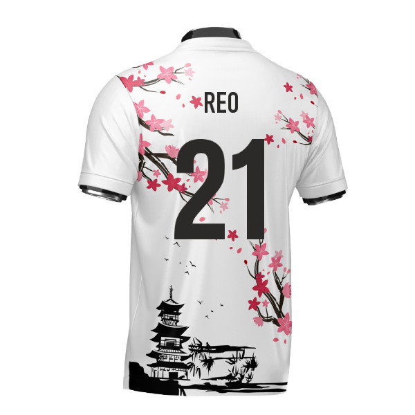 Japan Samurai Heritage Football Jersey (Wolvate) Adult Short Sleeve (Reo 21)