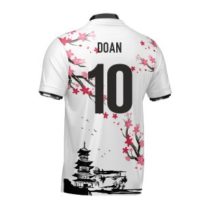Japan Samurai Heritage Football Jersey (Wolvate) Kids Short Sleeve (Doan 10)