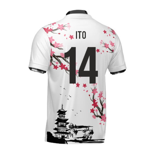 Japan Samurai Heritage Football Jersey (Wolvate) Kids Short Sleeve (Ito 14)