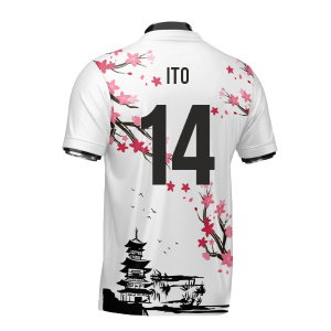 Japan Samurai Heritage Football Jersey (Wolvate) Kids Short Sleeve (Ito 14)