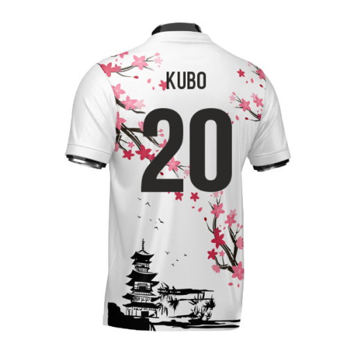Japan Samurai Heritage Football Jersey (Wolvate) Kids Short Sleeve (Kubo 20)