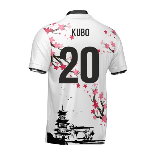 Japan Samurai Heritage Football Jersey (Wolvate) Kids Short Sleeve (Kubo 20)