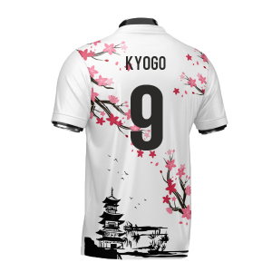 Japan Samurai Heritage Football Jersey (Wolvate) Kids Short Sleeve (Kyogo 9)