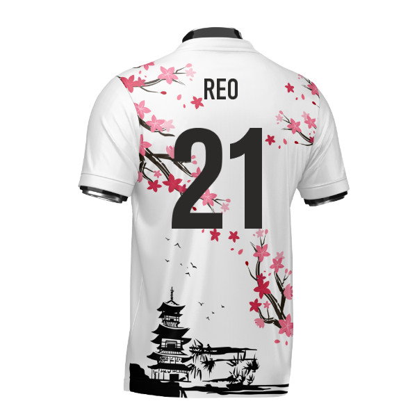 Japan Samurai Heritage Football Jersey (Wolvate) Kids Short Sleeve (Reo 21)