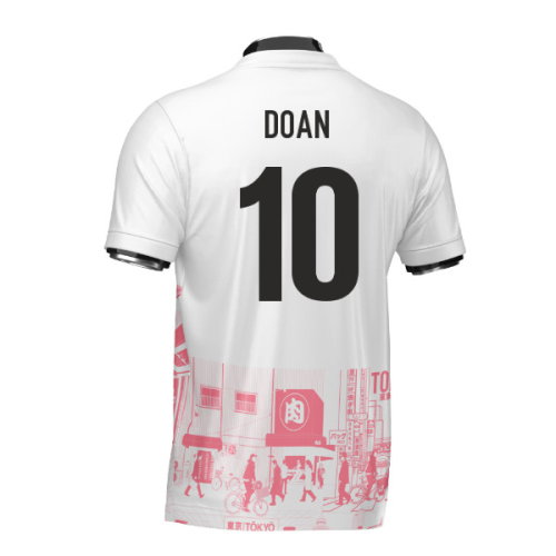 Japan Tokyo Heritage Football Jersey Red (Wolvate) Adult Short Sleeve (Doan 10)