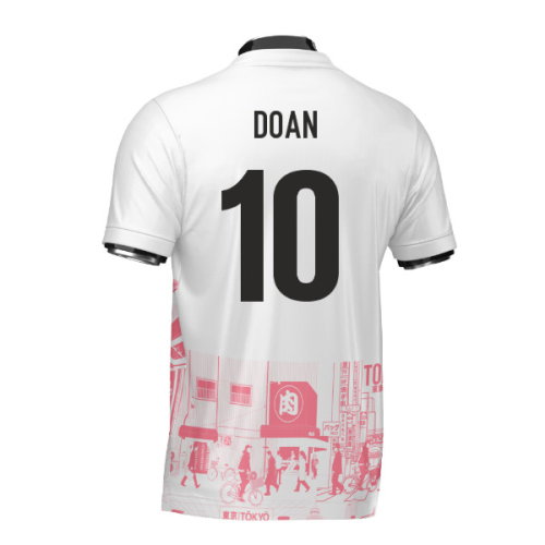 Japan Tokyo Heritage Football Jersey Red (Wolvate) Adult Short Sleeve (Doan 10)