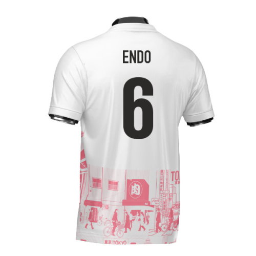 Japan Tokyo Heritage Football Jersey Red (Wolvate) Adult Short Sleeve (Endo 6)