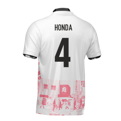 Japan Tokyo Heritage Football Jersey Red (Wolvate) Adult Short Sleeve (Honda 4)