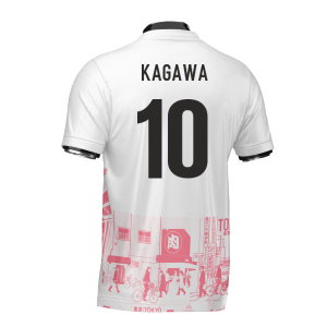 Japan Tokyo Heritage Football Jersey Red (Wolvate) Adult Short Sleeve (Kagawa 10)