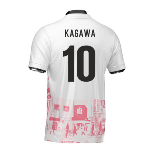 Japan Tokyo Heritage Football Jersey Red (Wolvate) Adult Short Sleeve (Kagawa 10)
