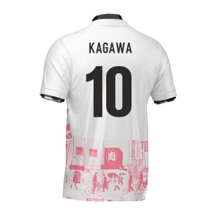 Japan Tokyo Heritage Football Jersey Red (Wolvate) Adult Short Sleeve (Kagawa 10)