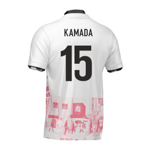 Japan Tokyo Heritage Football Jersey Red (Wolvate) Adult Short Sleeve (Kamada 15)