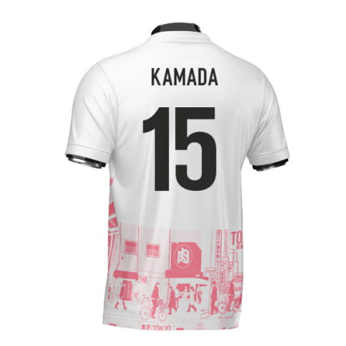 Japan Tokyo Heritage Football Jersey Red (Wolvate) Adult Short Sleeve (Kamada 15)