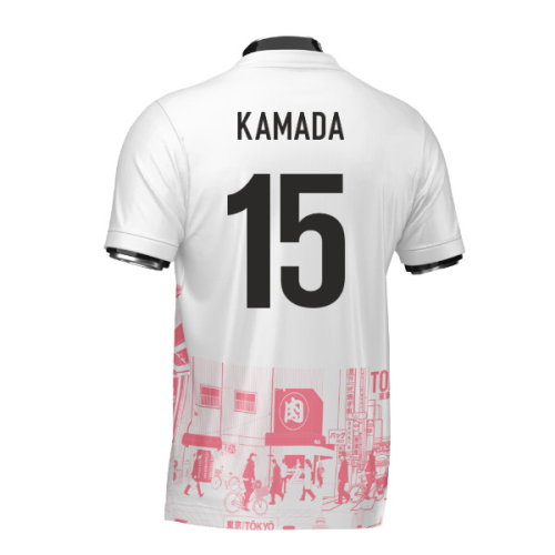 Japan Tokyo Heritage Football Jersey Red (Wolvate) Adult Short Sleeve (Kamada 15)