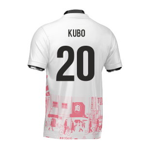 Japan Tokyo Heritage Football Jersey Red (Wolvate) Adult Short Sleeve (Kubo 20)