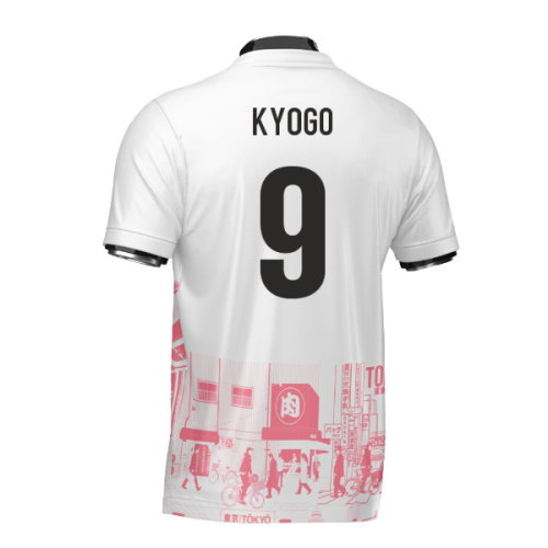 Japan Tokyo Heritage Football Jersey Red (Wolvate) Adult Short Sleeve (Kyogo 9)