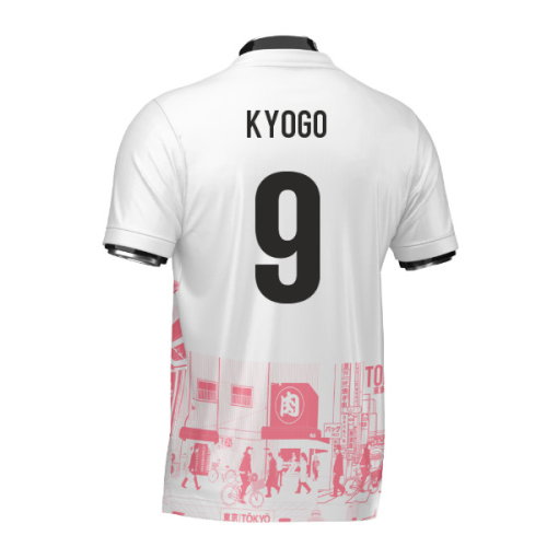Japan Tokyo Heritage Football Jersey Red (Wolvate) Adult Short Sleeve (Kyogo 9)