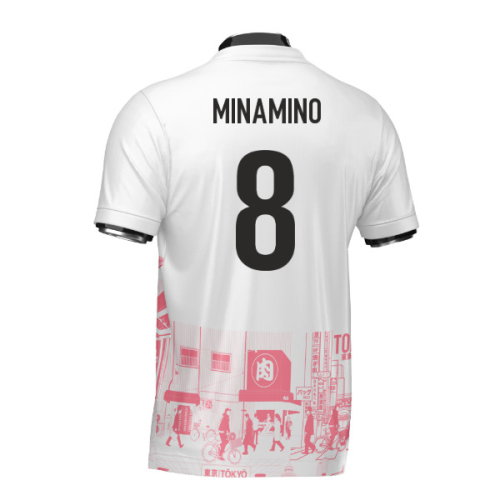 Japan Tokyo Heritage Football Jersey Red (Wolvate) Adult Short Sleeve (Minamino 8)