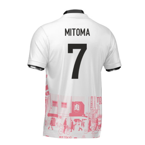 Japan Tokyo Heritage Football Jersey Red (Wolvate) Adult Short Sleeve (Mitoma 7)