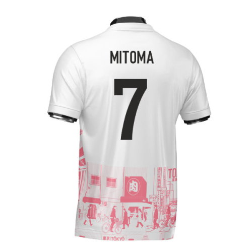 Japan Tokyo Heritage Football Jersey Red (Wolvate) Adult Short Sleeve (Mitoma 7)