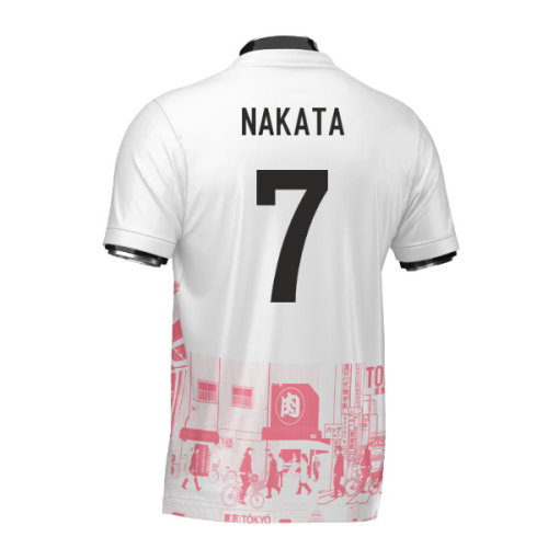 Japan Tokyo Heritage Football Jersey Red (Wolvate) Adult Short Sleeve (Nakata 7)