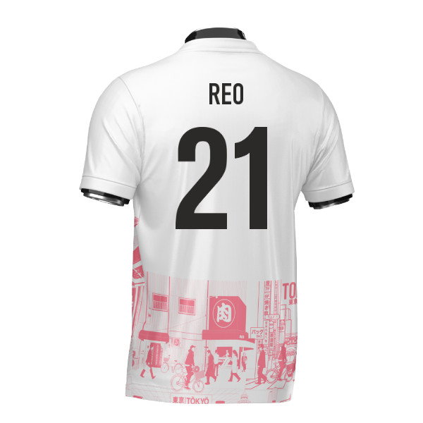 Japan Tokyo Heritage Football Jersey Red (Wolvate) Adult Short Sleeve (Reo 21)
