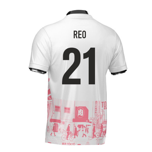 Japan Tokyo Heritage Football Jersey Red (Wolvate) Adult Short Sleeve (Reo 21)