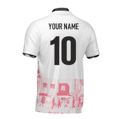 Japan Tokyo Heritage Football Jersey Red (Wolvate) Adult Short Sleeve (Your Name)