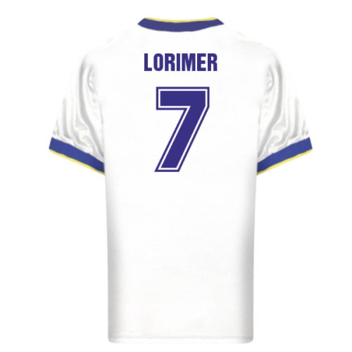 Leeds United 1986 Retro Football Shirt (Lorimer 7)