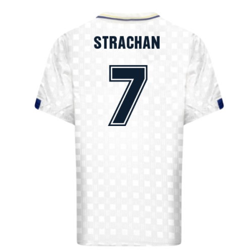 Leeds United 1988 Retro Football Shirt (Strachan 7)