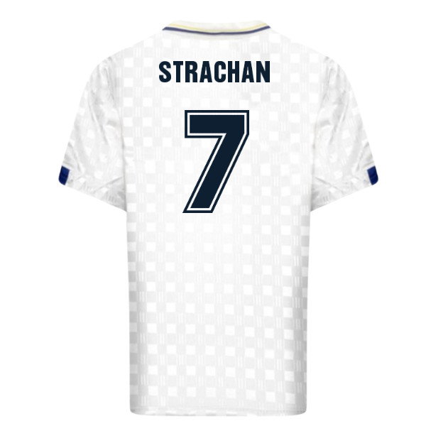 Leeds United 1988 Retro Football Shirt (Strachan 7)