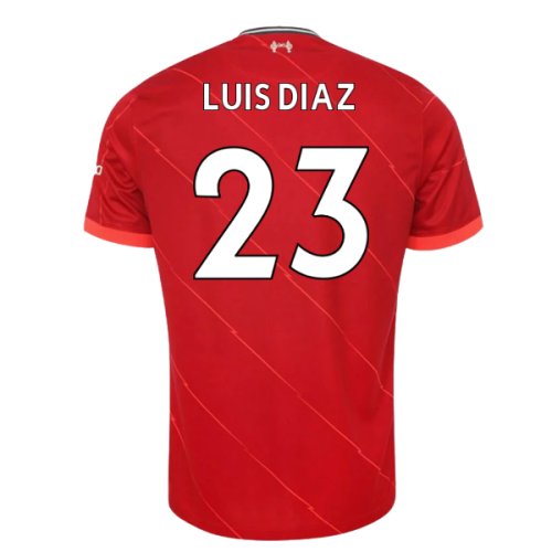 Liverpool 2021-2022 Home Little Boys Mini Kit (LUIS DIAZ 23)