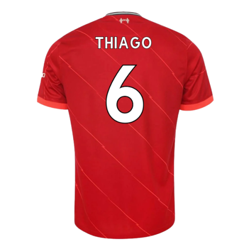 Liverpool 2021-2022 Home Little Boys Mini Kit (THIAGO 6)