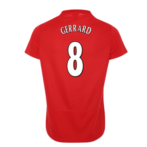 Liverpool FC 2005 Istanbul Home Shirt (Womens) (GERRARD 8)
