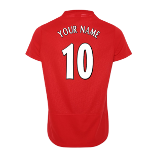 Liverpool FC 2005 Istanbul Home Shirt (Womens) (Your Name)