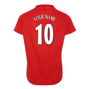 Liverpool FC 2005 Istanbul Home Shirt (Womens) (Your Name)