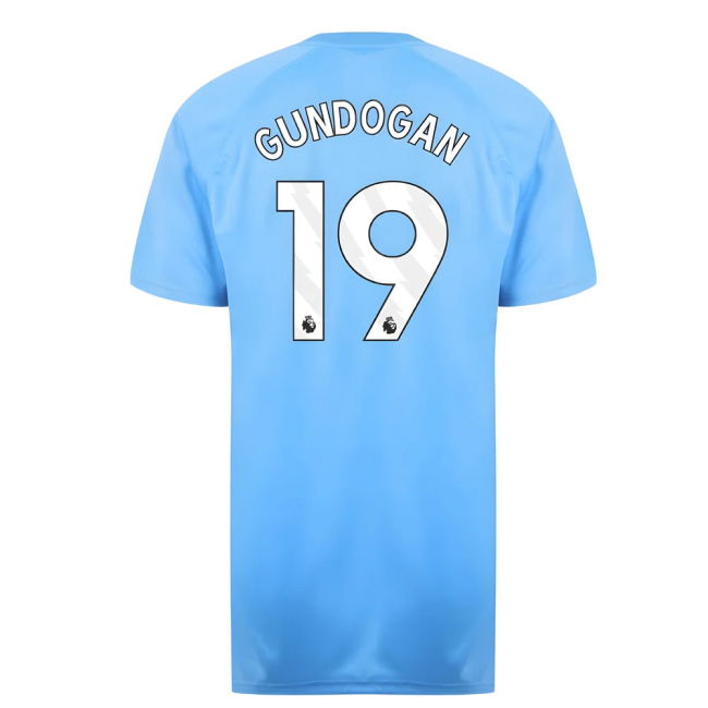 Man City Poly T-Shirt (Blue) (Gundogan 19)
