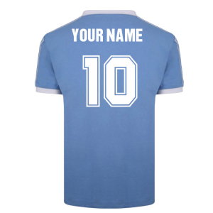 Manchester City 1976 League Cup Winners Shirt (Your Name)