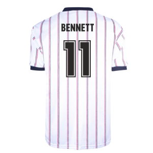 Manchester City 1982 Away Retro Football Shirt (Bennett 11)
