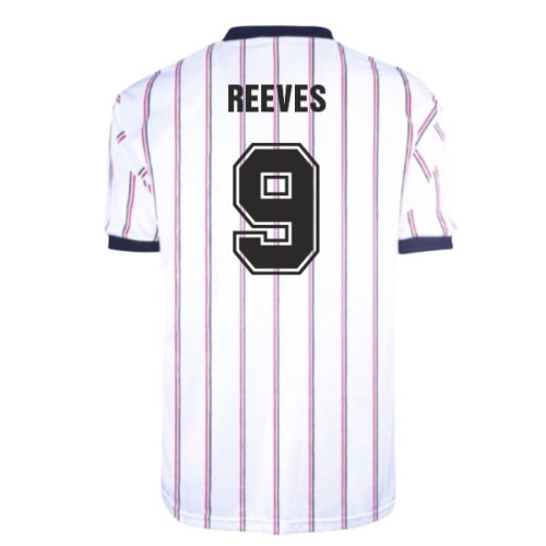 Manchester City 1982 Away Retro Football Shirt (Reeves 9)