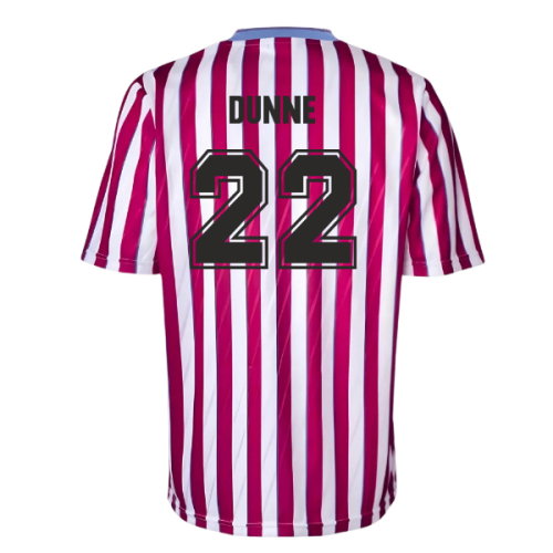 Manchester City 1988 Away Retro Football Shirt (DUNNE 22)