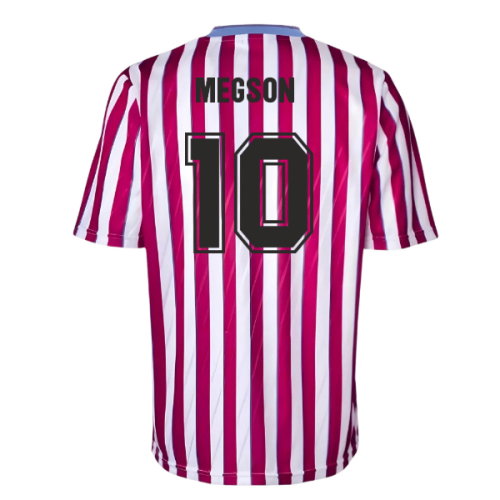 Manchester City 1988 Away Retro Football Shirt (Megson 10)