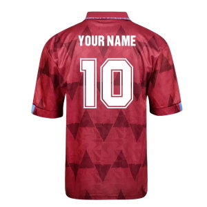 Manchester City 1989 Away Retro Football Shirt