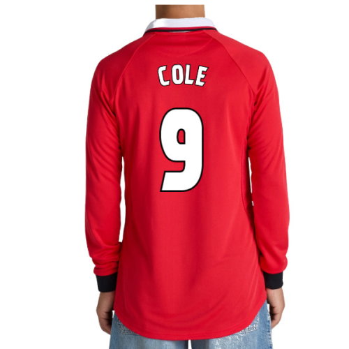 Manchester United 1999 Champions League Final Long Sleeve Shirt (Cole 9)