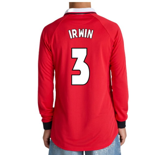 Manchester United 1999 Champions League Final Long Sleeve Shirt (Irwin 3)