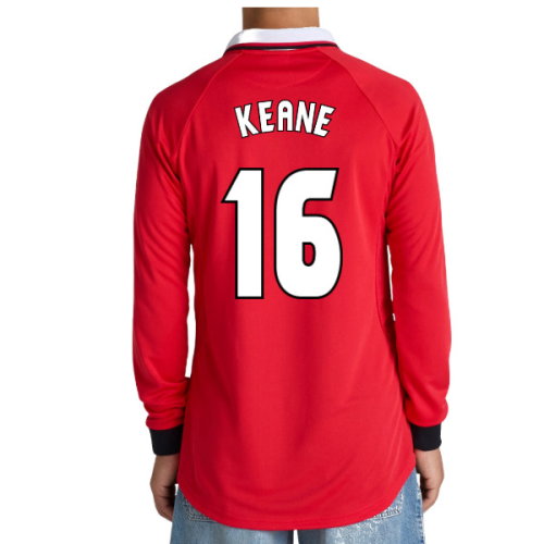 Manchester United 1999 Champions League Final Long Sleeve Shirt (Keane 16)