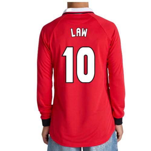 Manchester United 1999 Champions League Final Long Sleeve Shirt (Law 10)
