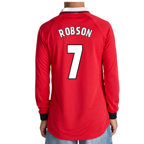 Manchester United 1999 Champions League Final Long Sleeve Shirt (Robson 7)