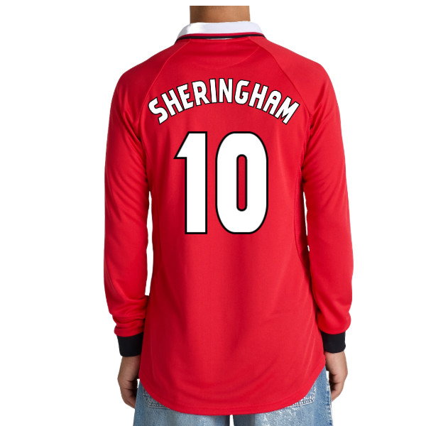 Manchester United 1999 Champions League Final Long Sleeve Shirt (Sheringham 10)