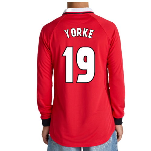 Manchester United 1999 Champions League Final Long Sleeve Shirt (Yorke 19)